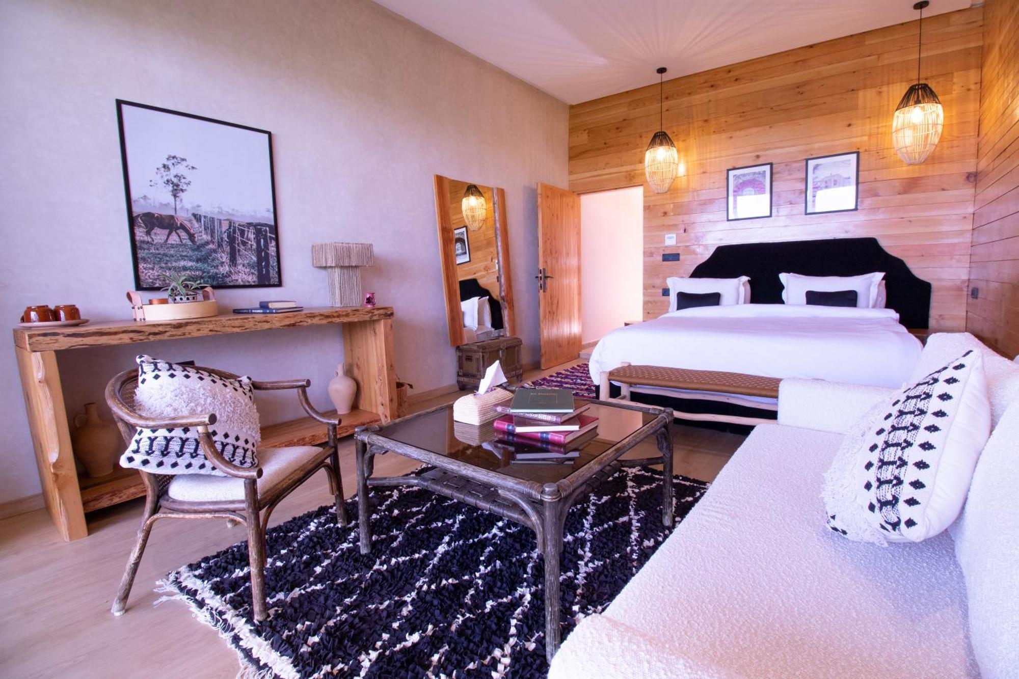 Bio Et Bois -Luxury Bio Farm- Villa Moulay Yacoub Buitenkant foto
